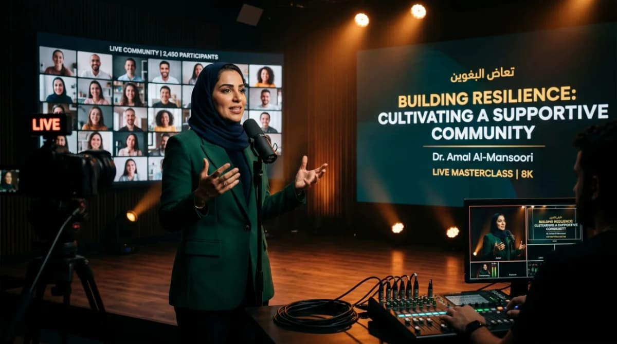 استوديو البث التفاعلي والأكاديمية